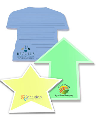 Custom printing services die cut scratchpads