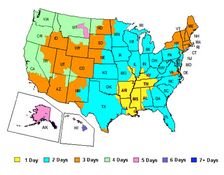 Map for book printing services