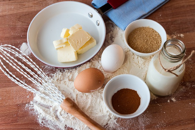 Ingredients to represent holiday cooking using recipes in a cookbook by a self-publishing author