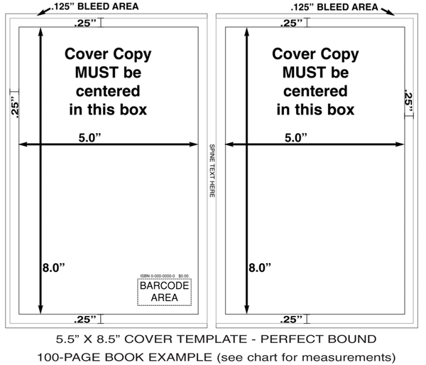 cover template2 5.5 by 8.5 custom book covers